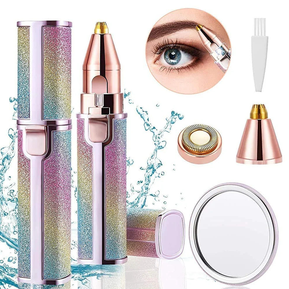 2-in-1 Rechargeable Facial Hair Remover & Eyebrow Trimmer | Smooth & Precise Hair Removal ✨ My Store