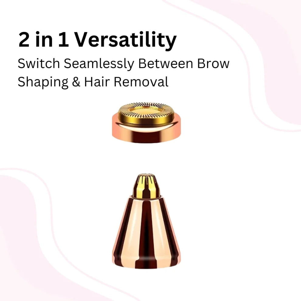 2-in-1 Rechargeable Facial Hair Remover & Eyebrow Trimmer | Smooth & Precise Hair Removal ✨ My Store