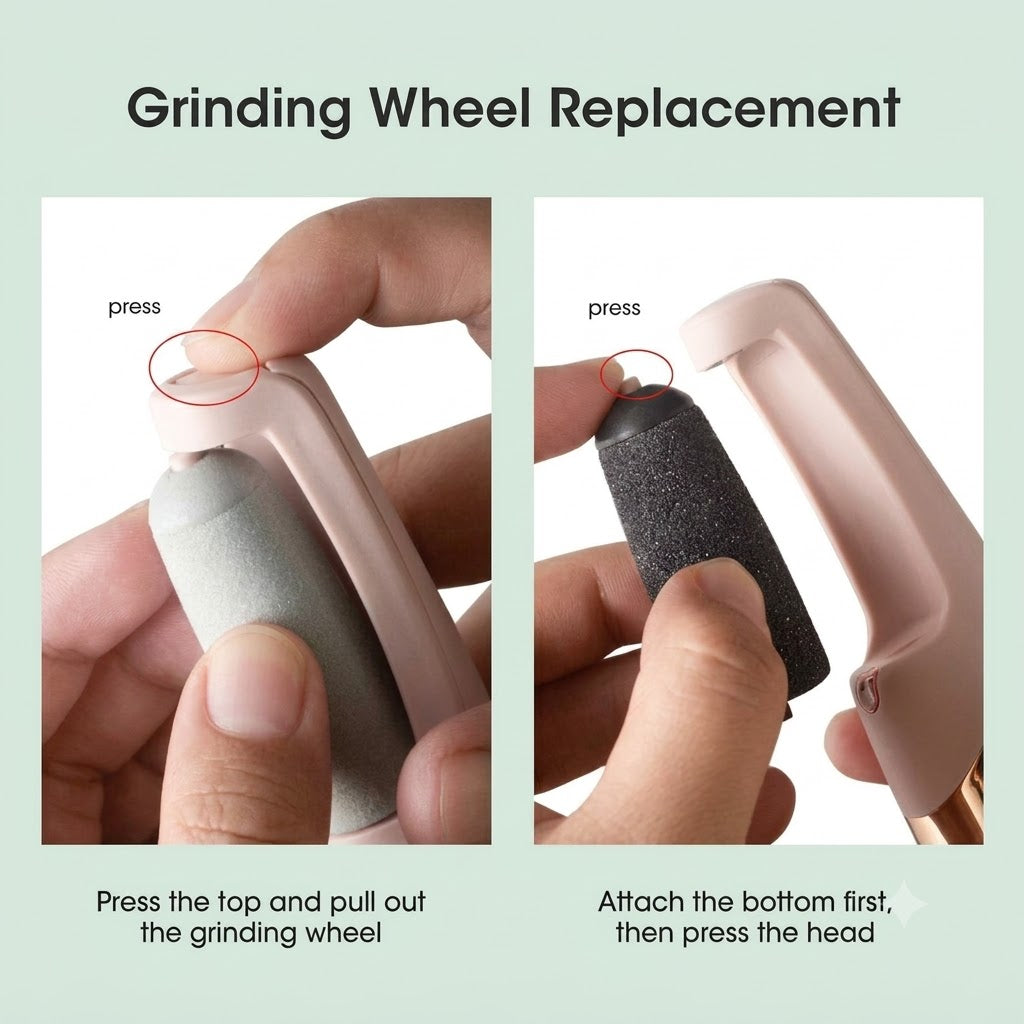 Electric Callus Remover for Feet – Rechargeable Pedicure Kit | Foot Scrubber for Dry, Dead & Cracked Skin ✨ Shinelle